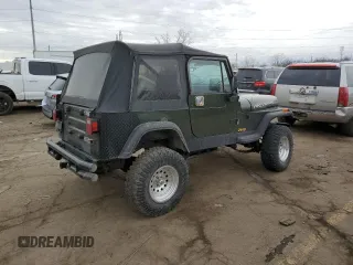1995 Jeep Wrangler S with VIN 1J4FY19P9SP241990, listed as a Copart auction lot 85860574 with 162,408 mi miles and Clean Title. Bid and sale history available at carsss.com. Image 3.