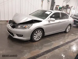 2015 Honda Accord Sedan EX-L with VIN 1HGCR2F86FA008393, listed as a IAAI auction lot 41877301 with 148,383 mi miles. Bid and sale history available at carsss.com. Image 2.