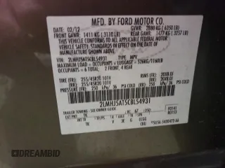 2012 Lincoln MKT EcoBoost with VIN 2LMHJ5AT5CBL54931, listed as a Copart auction lot 45279195 with 82,853 mi miles and Salvage Title. Bid and sale history available at DreamBid. Image 13.