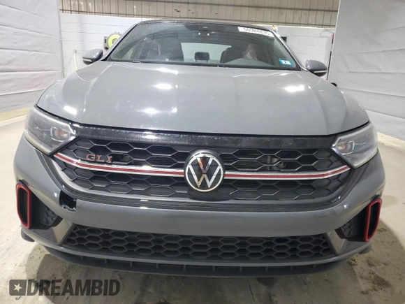 2024 Volkswagen Jetta GLI Autobahn with VIN 3VW2T7BUXRM084277, listed as a Copart auction lot 50984835 with 17,321 mi miles and Salvage Title. Bid and sale history available at DreamBid. Image 5.