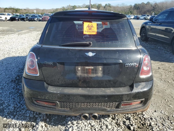 2011 MINI Cooper Hardtop S with VIN WMWSV3C51BTY14174, listed as a Copart auction lot 87837755 with NaN miles and Salvage Title. Bid and sale history available at carsss.com. Image 6.