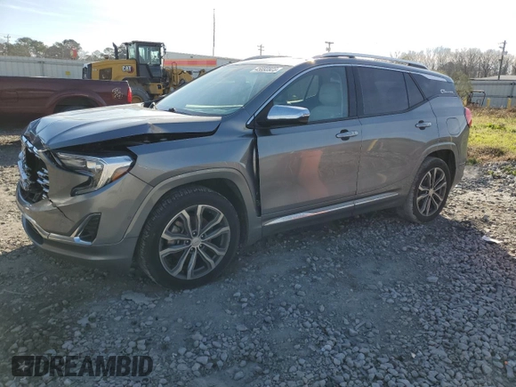 2018 GMC Terrain Denali with VIN 3GKALSEX0JL280377, listed as a Copart auction lot 45693925 with 149,720 mi miles and Salvage Title. Bid and sale history available at DreamBid. Image 1.