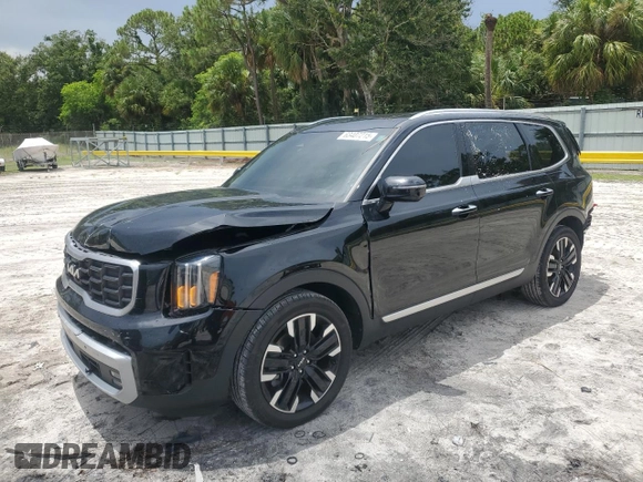 2024 Kia Telluride SX X-Line с VIN 5XYP5DGC7RG501711, выставлен на аукционе Copart как лот 63407215 с пробегом 17 659 миль миль и На запчасти • Non repairable. История ставок и продаж доступна на DreamBid. Изображение 1.