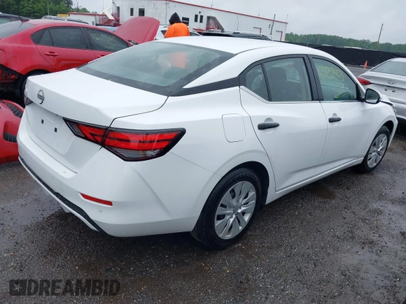 2024 Nissan Sentra S with VIN 3N1AB8BV0RY309026, listed as a IAAI auction lot 42232473 with 7,477 mi miles and . Bid and sale history available at DreamBid. Image 4.
