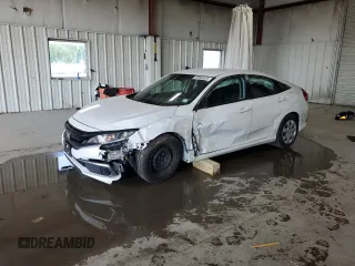 2020 Honda Civic LX with VIN 2HGFC2F60LH571191, listed as a Copart auction lot 60966825 with 77,191 mi miles and Salvage title. Bid and sale history available at DreamBid. Image 1.