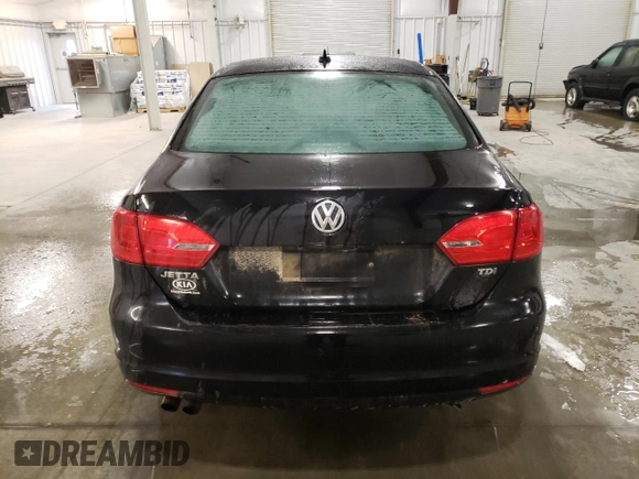 2012 Volkswagen Jetta TDI with VIN 3VWLL7AJ8CM401525, listed as a Copart auction lot 84853134 with 123,750 mi miles and Salvage title. Bid and sale history available at DreamBid. Image 6.