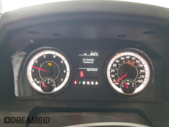 2019 Ram 1500 Tradesman with VIN 3C6RR7KG9KG628094, listed as a Copart auction lot 55074074 with 82,029 mi miles and Salvage title. Bid and sale history available at DreamBid. Image 9.