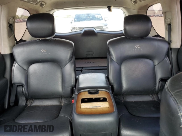 2012 Infiniti QX56 7-passenger with VIN JN8AZ2NF6C9516659, listed as a Copart auction lot 69617814 with 275,756 mi miles and Clean Title. Bid and sale history available at carsss.com. Image 10.
