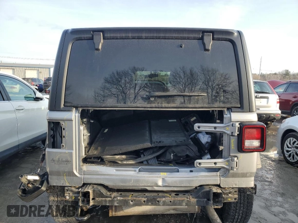 2018 Jeep Wrangler Unlimited Sport z VIN 1C4HJXDN0JW302837, wystawiony jako Copart lot #46253145 z przebiegiem 62 256 mil mil oraz Szkoda całkowita • Salvage title. Historia ofert i sprzedaży dostępna na DreamBid. Obrazek 6.
