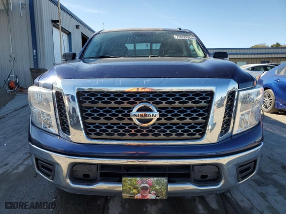 2018 Nissan Titan SV with VIN 1N6AA1E60JN545833, listed as a Copart auction lot 75990684 with 107,509 mi miles and Salvage Title. Bid and sale history available at carsss.com. Image 5.