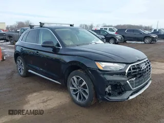 2021 Audi Q5 Premium Plus with VIN WA1BAAFY5M2013887, listed as a IAAI auction lot 41569563 with 79,663 mi miles and . Bid and sale history available at DreamBid. Image 1.