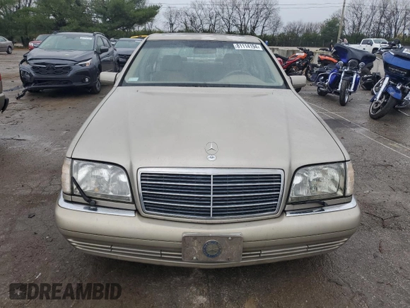 1999 Mercedes-Benz S-Class with VIN WDBGA43G6XA426256, listed as a Copart auction lot 81114194 with 135,960 mi miles and Clean Title. Bid and sale history available at carsss.com. Image 5.