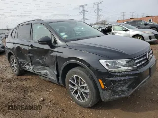 2021 Volkswagen Tiguan S z VIN 3VV0B7AX2MM000813, wystawiony jako Copart lot #49544255 z przebiegiem 43 801 mil mil oraz Szkoda całkowita • Salvage title. Historia ofert i sprzedaży dostępna na DreamBid. Obrazek 4.