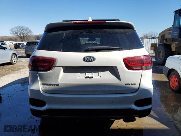2019 Kia Sorento EX with VIN 5XYPHDA52KG473095, listed as a Copart auction lot 45869305 with 80,130 mi miles and Clean Title. Bid and sale history available at DreamBid. Image 6.