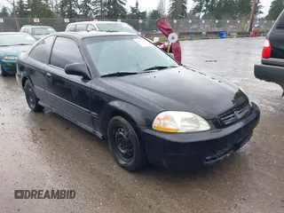1998 Honda Civic DX with VIN 1HGEJ6121WL063073, listed as a IAAI auction lot 41711152 with 163,267 mi miles. Bid and sale history available at carsss.com. Image 1.
