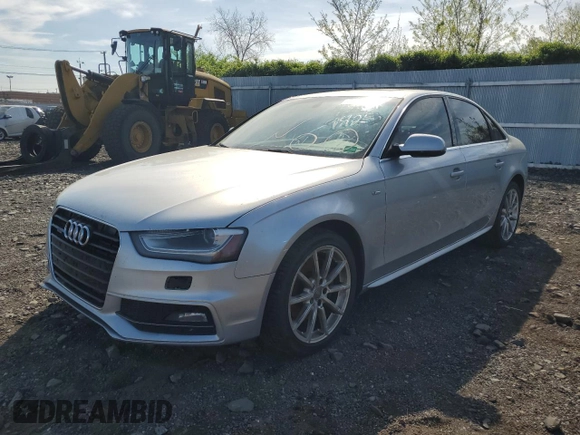 2015 Audi A4 Premium with VIN WAUBFAFL8FN004059, listed as a Copart auction lot 42019425 with 1 mi miles and Clean Title. Bid and sale history available at carsss.com. Image 1.