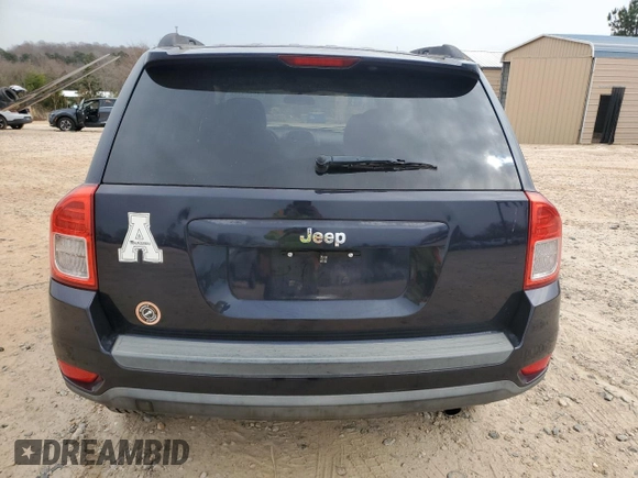 2011 Jeep Compass with VIN 1J4NT1FB9BD208248, listed as a Copart auction lot 48203455 with 127,934 mi miles and Salvage Title. Bid and sale history available at carsss.com. Image 6.