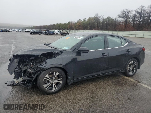 2020 Nissan Sentra SV with VIN 3N1AB8CVXLY283279, listed as a Copart auction lot 49406865 with Not Provided miles and Salvage Title. Bid and sale history available at DreamBid. Image 1.