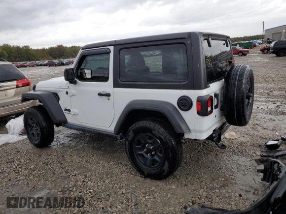 2024 Jeep Wrangler Sport S z VIN 1C4PJXAN7RW134755, wystawiony jako Copart lot #79609434 z przebiegiem 3 640 mil mil oraz Szkoda całkowita • Salvage title. Historia ofert i sprzedaży dostępna na DreamBid. Obrazek 2.