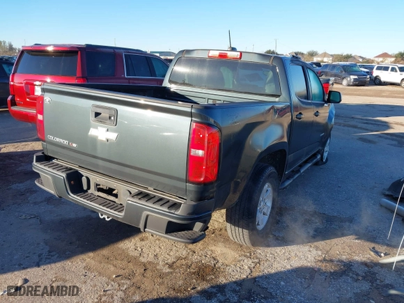 2017 Chevrolet Colorado 2WD WT with VIN 1GCGSBEN3H1202202, listed as a IAAI auction lot 41295291 with 21,097 mi miles. Bid and sale history available at carsss.com. Image 4.