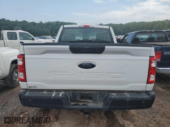 2022 Ford F-150 XL with VIN 1FTMF1EB1NKD82924, listed as a Copart auction lot 62689774 with 46,183 mi miles and Salvage title. Bid and sale history available at DreamBid. Image 6.