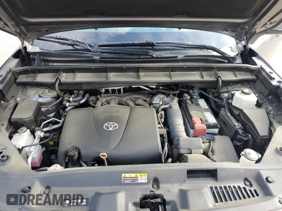 2021 Toyota Highlander L with VIN 5TDCZRAH4MS534715, listed as a Copart auction lot 56737705 with 53,541 mi miles and Salvage title. Bid and sale history available at DreamBid. Image 12.