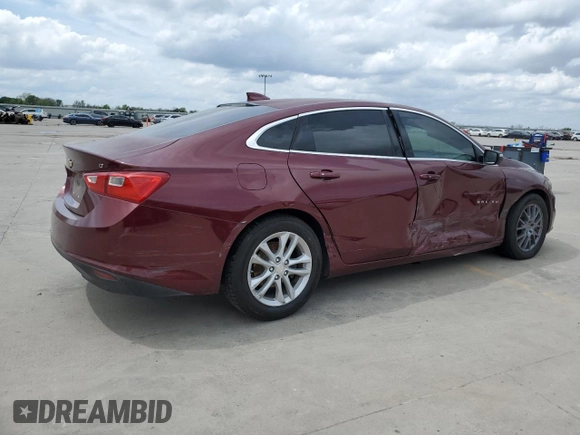 2016 Chevrolet Malibu LT with VIN 1G1ZE5ST6GF236584, listed as a Copart auction lot 50271195 with 147,152 mi miles and Salvage Title. Bid and sale history available at DreamBid. Image 3.