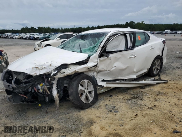 2016 Kia Optima Hybrid with VIN KNAGM4ADXG5094622, listed as a Copart auction lot 66129294 with 0 mi miles and Salvage Title. Bid and sale history available at carsss.com. Image 1.