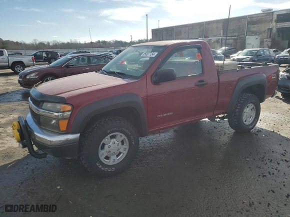 2004 Chevrolet Colorado LT w/1LT with VIN 1GCDT146448193287, listed as a Copart auction lot 85087734 with 149,720 mi miles and Clean Title. Bid and sale history available at carsss.com. Image 1.