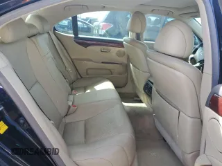 2009 Lexus LS 460 with VIN JTHBL46F495086267, listed as a Copart auction lot 50004355 with 114,937 mi miles and Salvage Title. Bid and sale history available at DreamBid. Image 10.