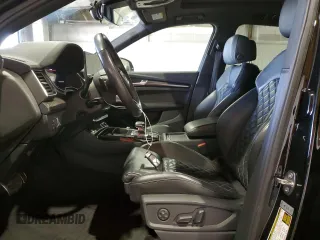 2021 Audi SQ5 Premium Plus with VIN WA1B4AFY2M2006256, listed as a Copart auction lot 70408134 with 34,866 mi miles and Salvage Title. Bid and sale history available at DreamBid. Image 7.