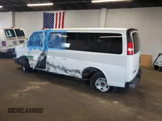 2016 Chevrolet Express Passenger LT with VIN 1GAZGMFG6G1163991, listed as a Copart auction lot 60600655 with 109,637 mi miles and Salvage title. Bid and sale history available at DreamBid. Image 2.