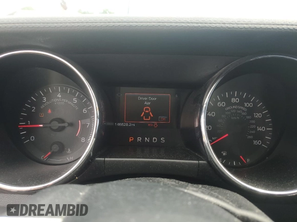 2016 Ford Mustang V6 with VIN 1FA6P8AM2G5321336, listed as a Copart auction lot 61727225 with 146,828 mi miles and Salvage title. Bid and sale history available at DreamBid. Image 9.