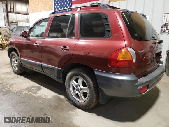 2002 Hyundai Santa Fe GLS with VIN KM8SC73D22U157172, listed as a Copart auction lot 52208105 with 198,122 mi miles and Clean Title. Bid and sale history available at carsss.com. Image 2.