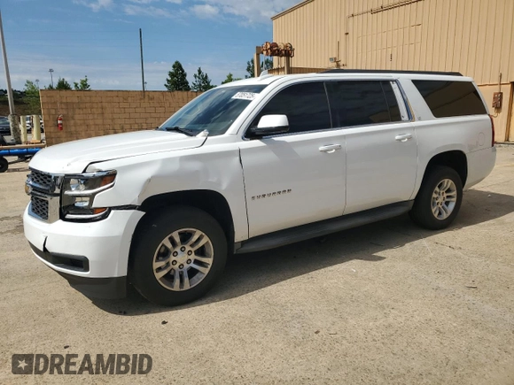 2015 Chevrolet Suburban LT with VIN 1GNSCJKC9FR541167, listed as a Copart auction lot 57051725 with Not provided miles and Salvage title. Bid and sale history available at DreamBid. Image 1.
