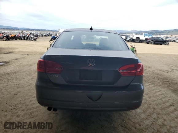 2012 Volkswagen Jetta Sedan SE w/Convenience & Sunroof PZEV with VIN 3VWBP7AJ1CM427707, listed as a Copart auction lot 45992795 with 130,766 mi miles and Salvage Title. Bid and sale history available at carsss.com. Image 6.