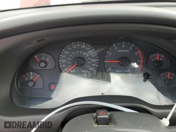 2003 Ford Mustang GT Deluxe with VIN 1FAFP45X13F412731, listed as a Copart auction lot 43479025 with 196,519 mi miles and Salvage Title. Bid and sale history available at carsss.com. Image 9.