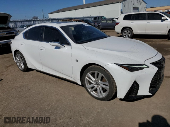 2022 Lexus IS 300 F Sport with VIN JTHG81F22N5048386, listed as a Copart auction lot 50172825 with 19,945 mi miles and Clean title. Bid and sale history available at DreamBid. Image 4.