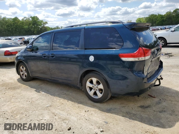 2011 Toyota Sienna LE AAS with VIN 5TDKK3DC4BS079245, listed as a Copart auction lot 51144485 with 119,152 mi miles and Salvage Title. Bid and sale history available at carsss.com. Image 2.