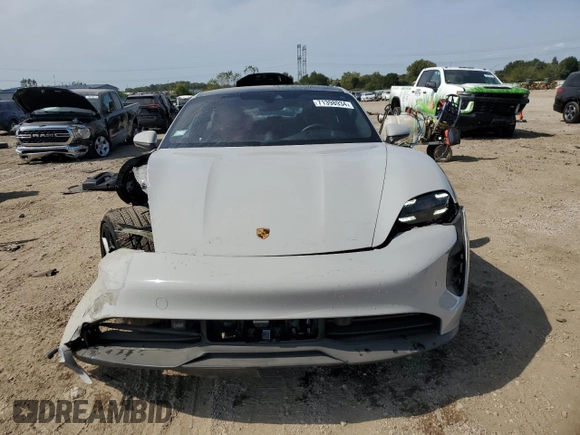 2023 Porsche Taycan GTS with VIN WP0AD2Y10PSA47385, listed as a Copart auction lot 71398934 with 12,108 mi miles and Salvage Title. Bid and sale history available at DreamBid. Image 5.