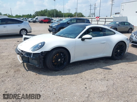 2022 Porsche 911 Carrera with VIN WP0AA2A91NS206000, listed as a IAAI auction lot 40382242 with 26,394 mi miles. Bid and sale history available at carsss.com. Image 20.