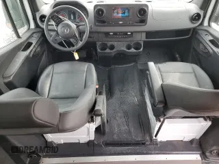 2024 Mercedes-Benz Sprinter with VIN W1W4NCHY0RT170258, listed as a Copart auction lot 43573275 with 36,369 mi miles and Salvage Title. Bid and sale history available at DreamBid. Image 8.