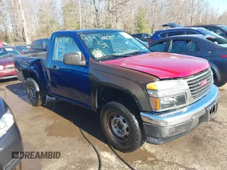 2006 GMC Canyon SL Z85 with VIN 1GTDT146468296017, listed as a IAAI auction lot 41473621 with 155,870 mi miles. Bid and sale history available at carsss.com. Image 1.
