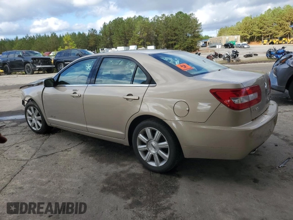 2007 Lincoln MKZ with VIN 3LNHM28T47R670786, listed as a Copart auction lot 80085894 with 130,332 mi miles and Salvage Title. Bid and sale history available at carsss.com. Image 2.