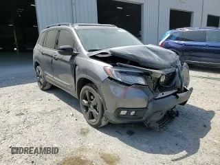 2021 Honda Passport Elite with VIN 5FNYF8H08MB014398, listed as a Copart auction lot 50499375 with 52,550 mi miles and Salvage Title. Bid and sale history available at DreamBid. Image 11.