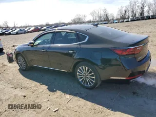 2017 Kia Cadenza Premium with VIN KNALB4J17H5046720, listed as a Copart auction lot 48330645 with 77,930 mi miles and Salvage Title. Bid and sale history available at carsss.com. Image 2.