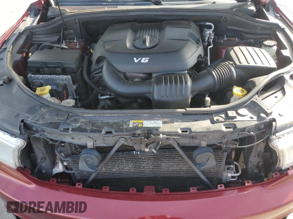 2015 Dodge Durango SXT with VIN 1C4RDJAG1FC114769, listed as a Copart auction lot 58638545 with 143,193 mi miles and Salvage title. Bid and sale history available at DreamBid. Image 12.