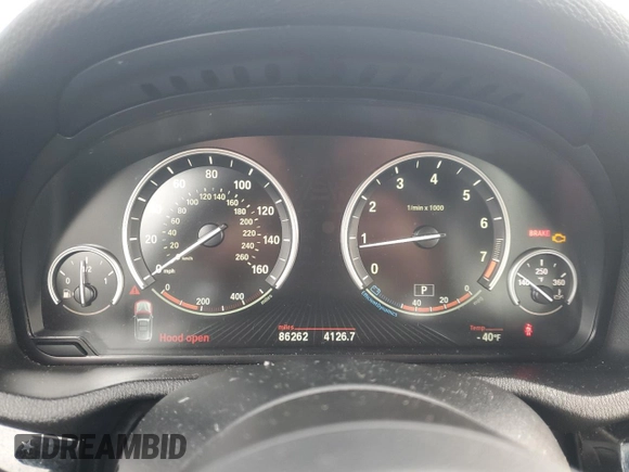 2017 BMW X3 xDrive35i with VIN 5UXWX7C58H0S18350, listed as a Copart auction lot 45501575 with 86,262 mi miles and Salvage Title. Bid and sale history available at DreamBid. Image 9.