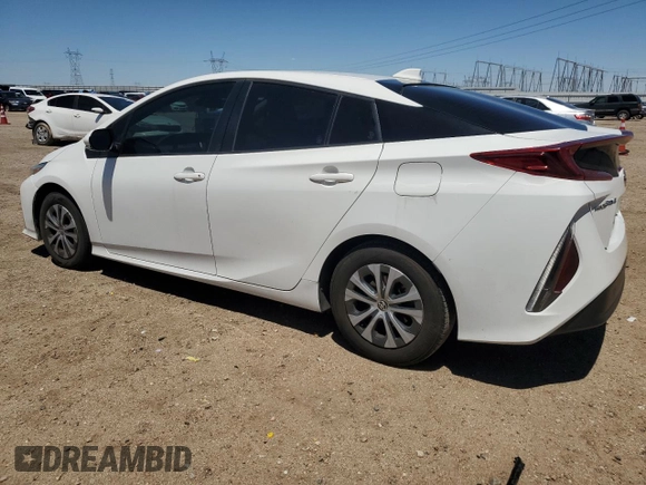 2022 Toyota Prius LE z VIN JTDKAMFP8N3197278, wystawiony jako Copart lot #55828765 z przebiegiem 122 709 mil mil oraz Szkoda całkowita • Salvage title. Historia ofert i sprzedaży dostępna na DreamBid. Obrazek 2.