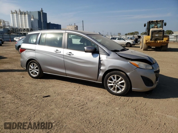 2013 Mazda 5 Sport with VIN JM1CW2BL2D0155766, listed as a Copart auction lot 70871544 with Not Provided miles and Salvage Title. Bid and sale history available at DreamBid. Image 4.